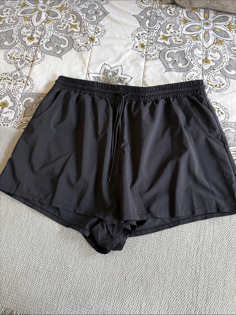 Black Women’s Swim Shorts 1X (16-18W) NWOT
